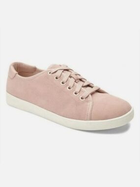 Vionic Brinley Casual Lace Up Pink Suede Sneakers Women's Size 9.5